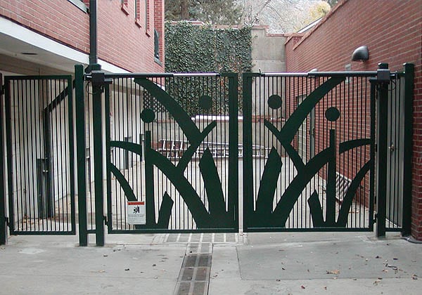 Decorative-Ornamental-Aluminum-Dual-Swing-Gates