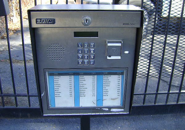 Gate Access Control Telephone Entry Panel